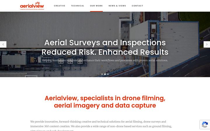 Screenshot von aerialview.info