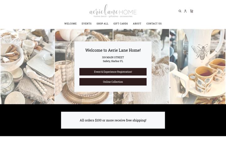 Screenshot of aerielanehome.com