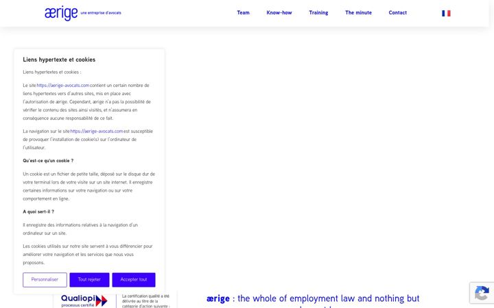 Screenshot von aerige-avocats.com