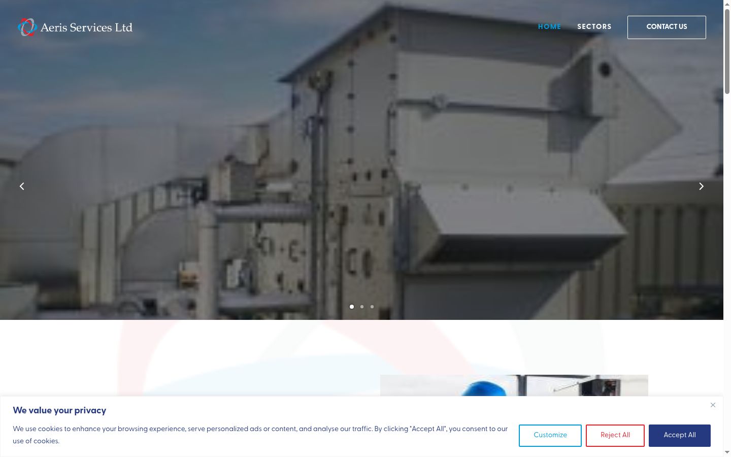 Screenshot van de toestemmingsbanner zoals getoond vóór enige interactie