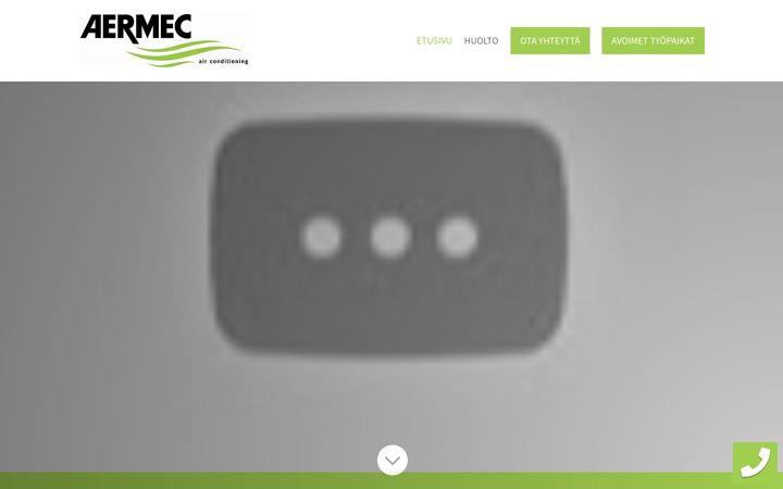 Screenshot di aermecsuomi.fi