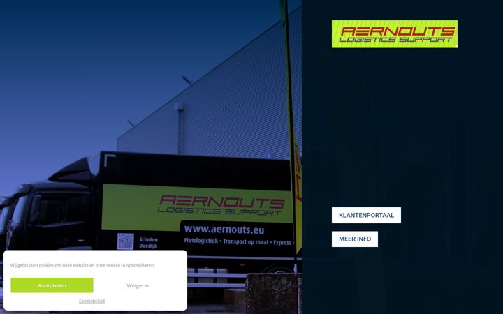 Screenshot of aernoutslogisticssupport.eu