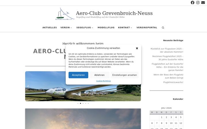Ekrano kopija aero-club-grevenbroich-neuss.de