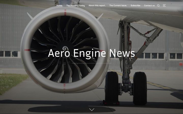 Screenshot of aero-engine-news.com