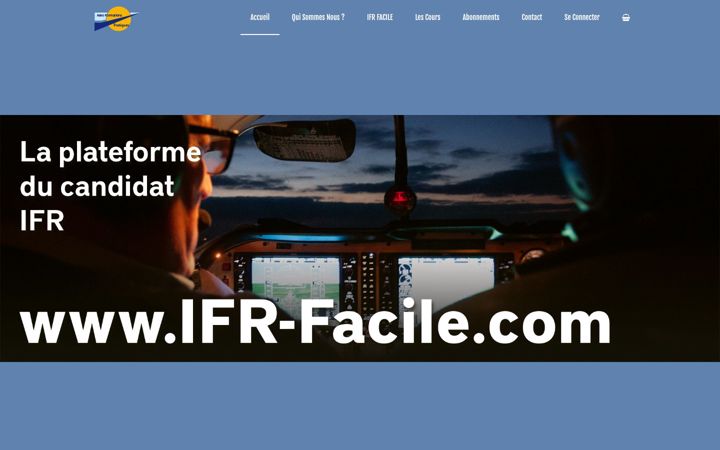 Screenshot of aero-formation-pratique.fr
