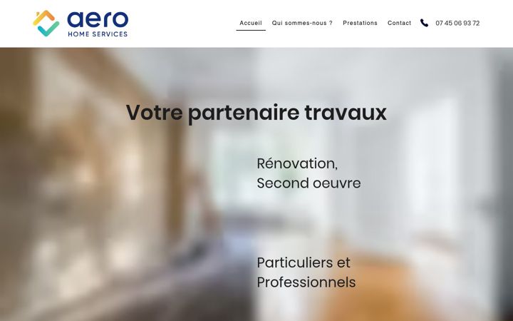 Ekrano kopija aero-homeservices.fr