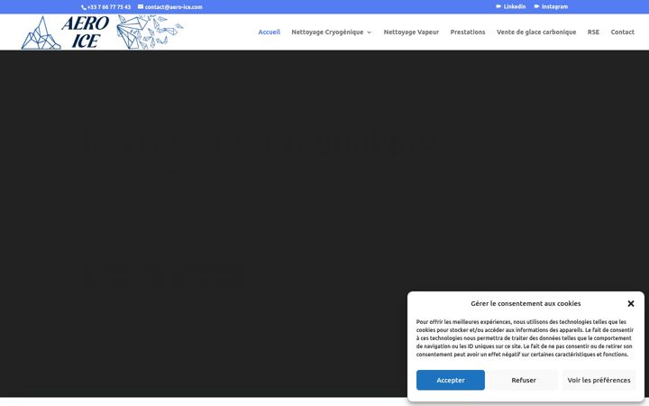 Zrzut ekranu aero-ice.com