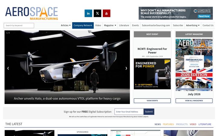 Screenshot of aero-mag.com