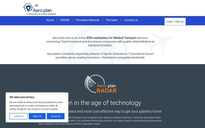 Zrzut ekranu aero-plan.com