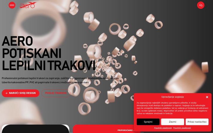 Zrzut ekranu aero-promotion.com