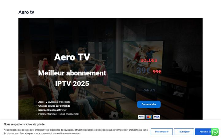 Screenshot of aero-tv.fr