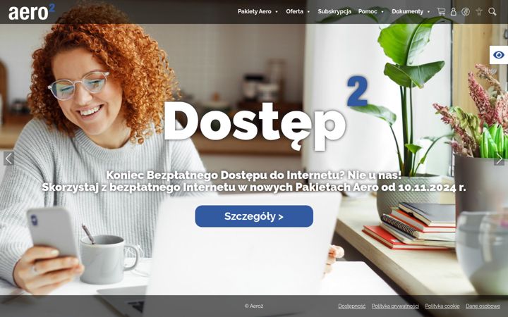 Screenshot of aero2.pl