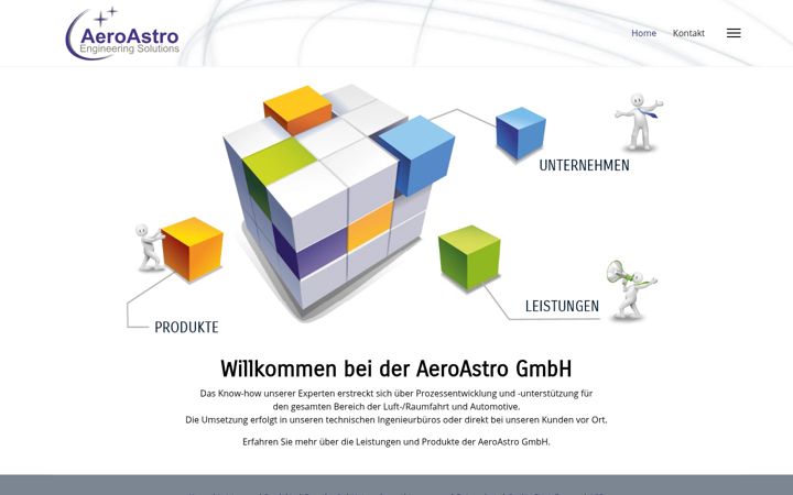 Screenshot of aeroastro.de