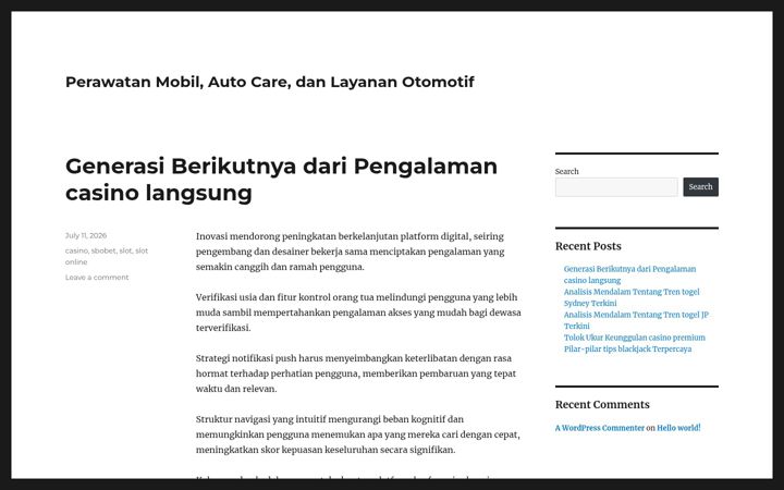 Ekraanipilt saidist aeroautocare.id