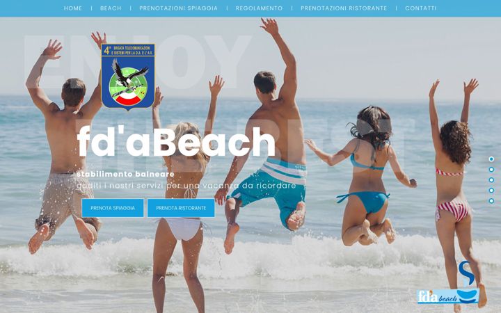 Screenshot of aerobeach.it