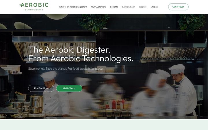 Screenshot of aerobictechnologies.net