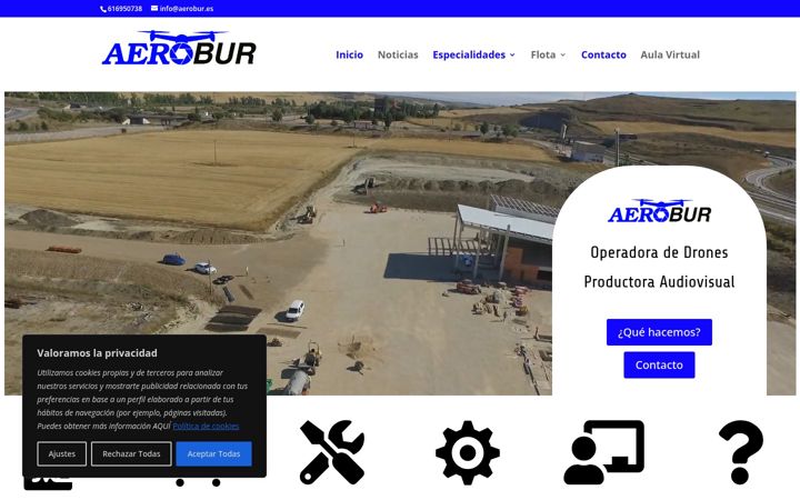 Snímek obrazovky aerobur.es
