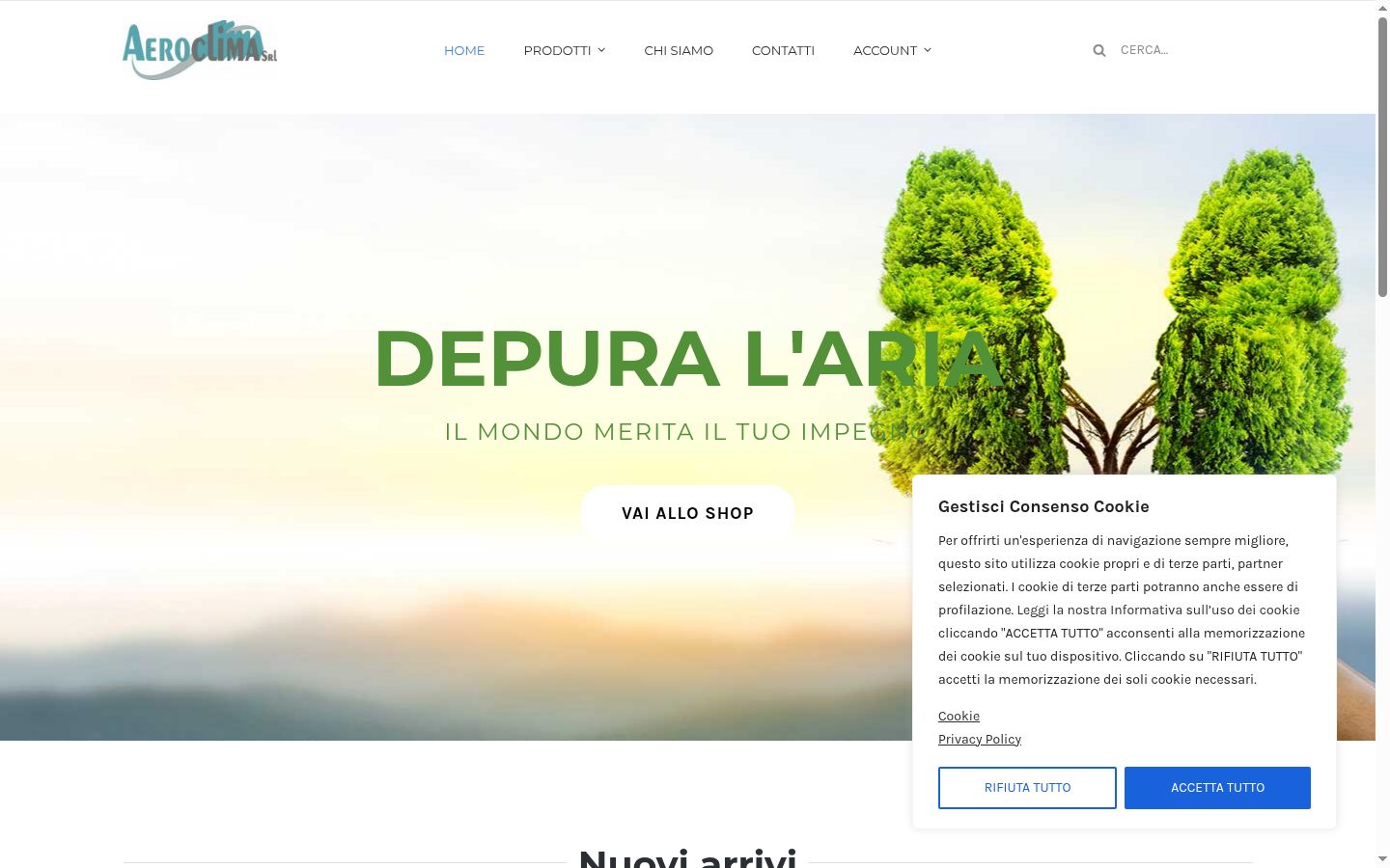 Screenshot tal-banner tal-kunsens muri qabel kwalunkwe interazzjoni