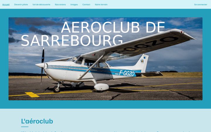 Screenshot of aeroclub-sarrebourg.fr