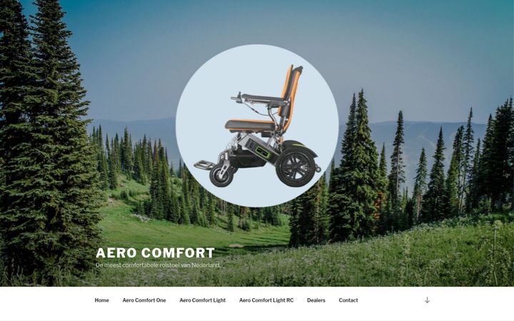 Screenshot του aerocomfort.nl