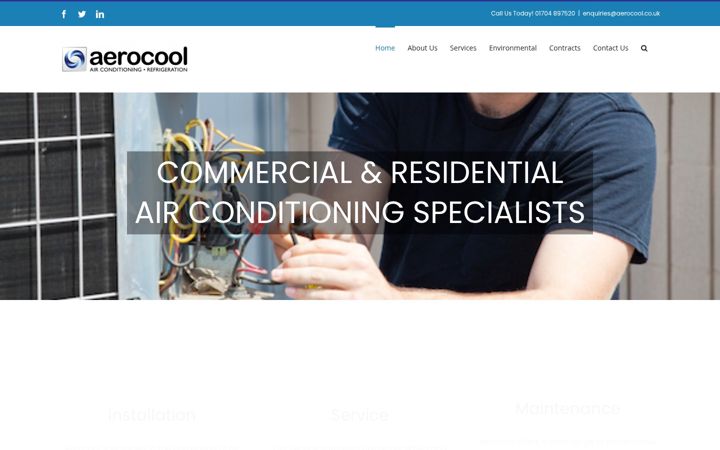 Screenshot of aerocool.co.uk