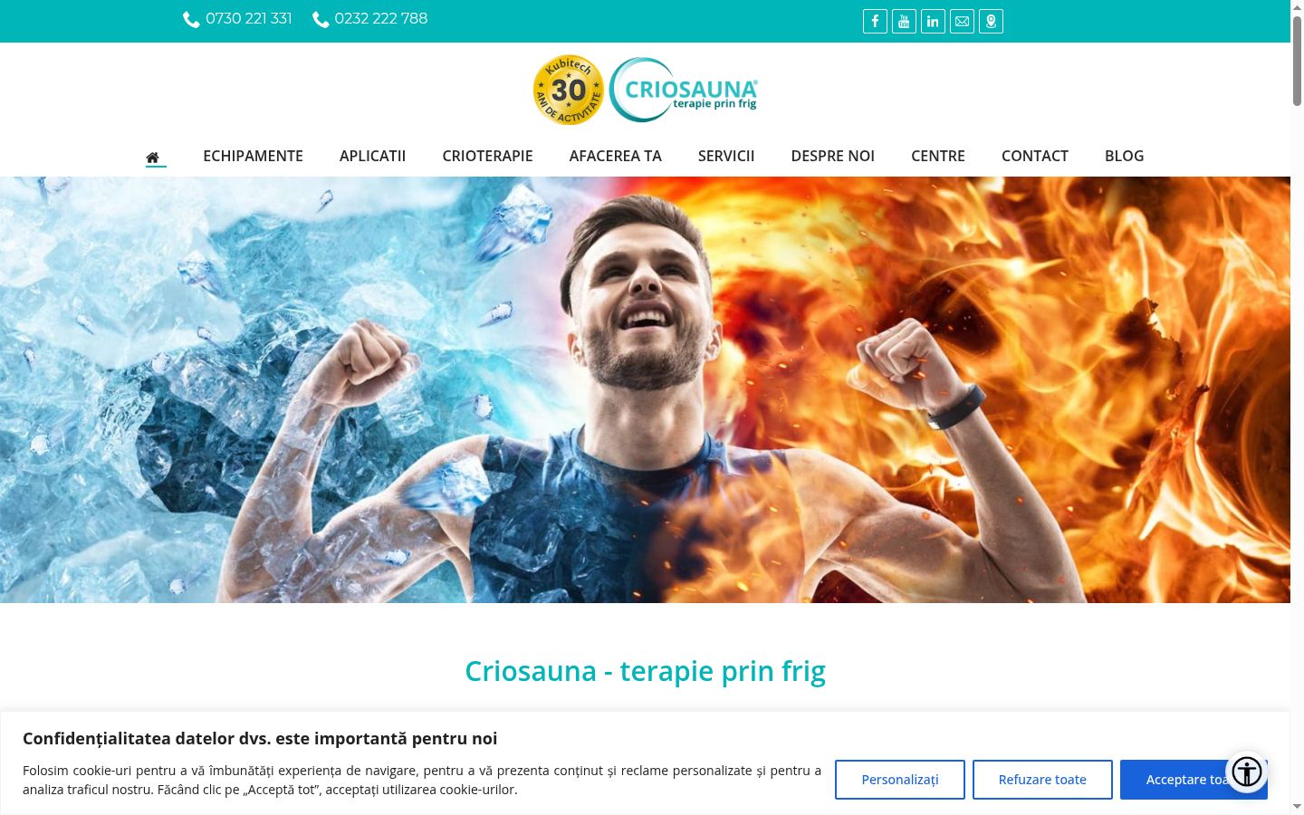 Snímka obrazovky banera súhlasu zobrazeného pred akoukoľvek interakciou