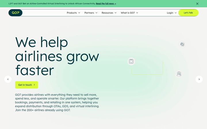 Screenshot of aerocrs.com