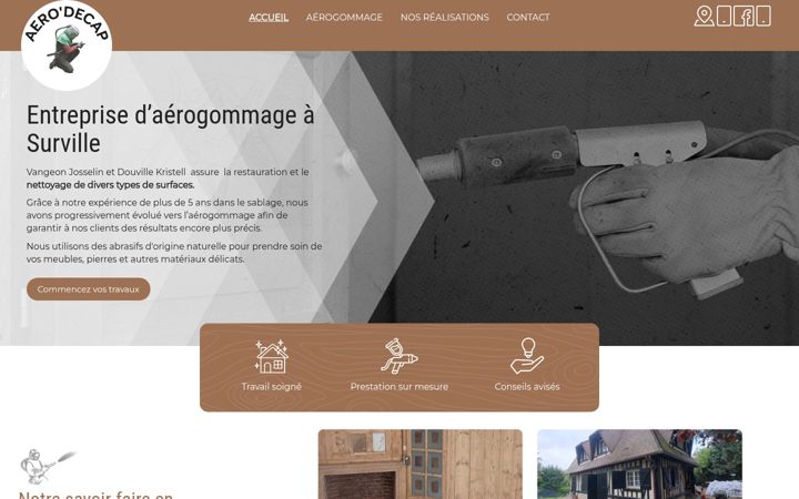 Screenshot of aerodecap14.fr
