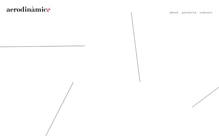 Screenshot stránky aerodinamiche.com