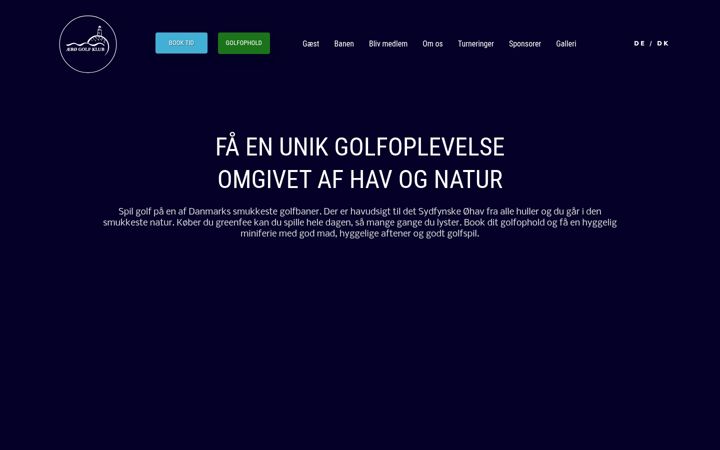 Screenshot of aeroegolf.dk