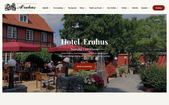 Screenshot of aeroehus.dk