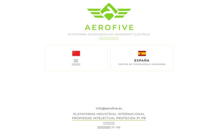 Screenshot of aerofive.es