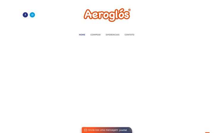 Screenshot von aeroglos.com.br