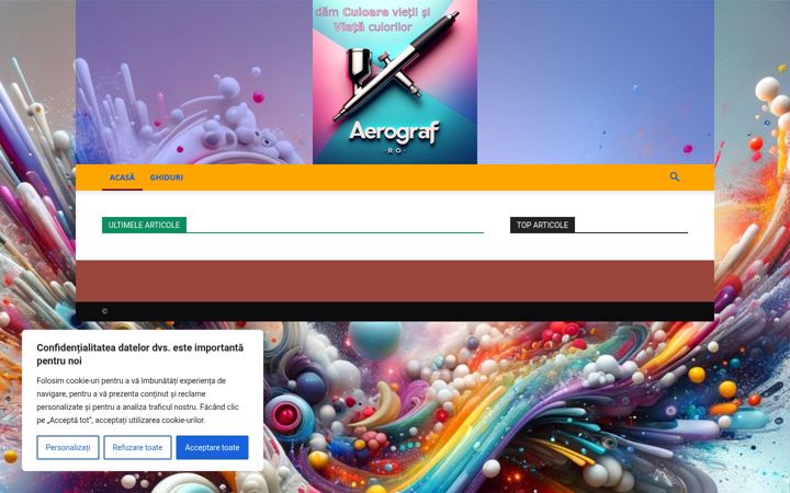 Screenshot of aerograf.ro