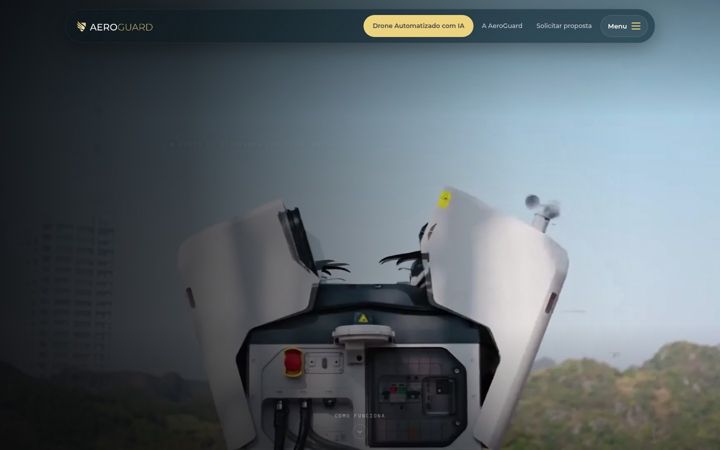 Screenshot of aeroguard.com.br