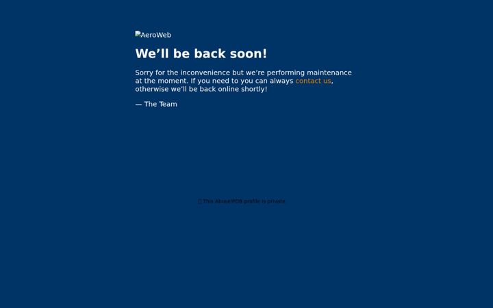 Screenshot of aerohosting.com