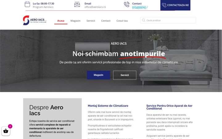 Screenshot of aeroiacs.ro