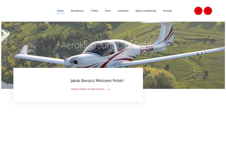 Screenshot of aerokluborlat.pl