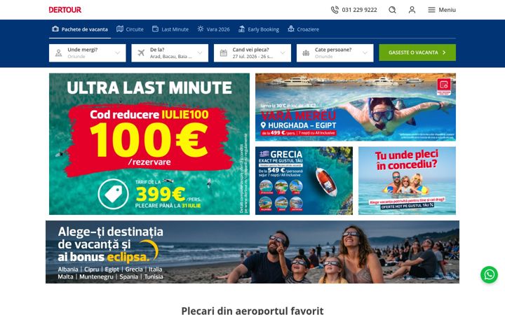 Zrzut ekranu aerolines.ro