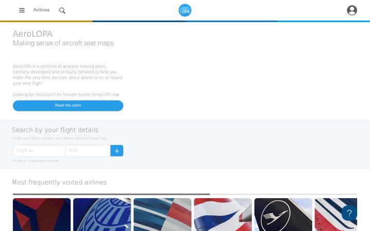 Skjermbilde av aerolopa.com