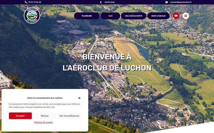 Zrzut ekranu aeroluchon.fr