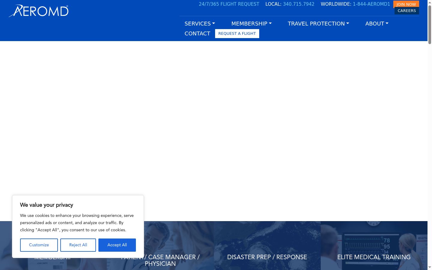 Screenshot van de toestemmingsbanner zoals getoond vóór enige interactie