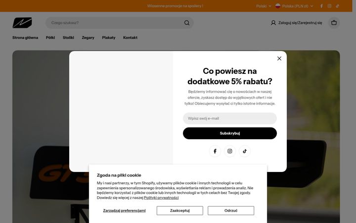 Zrzut ekranu aeromeble.pl