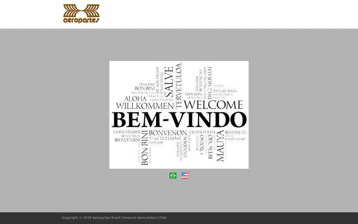 Screenshot of aeropartesbrazil.net