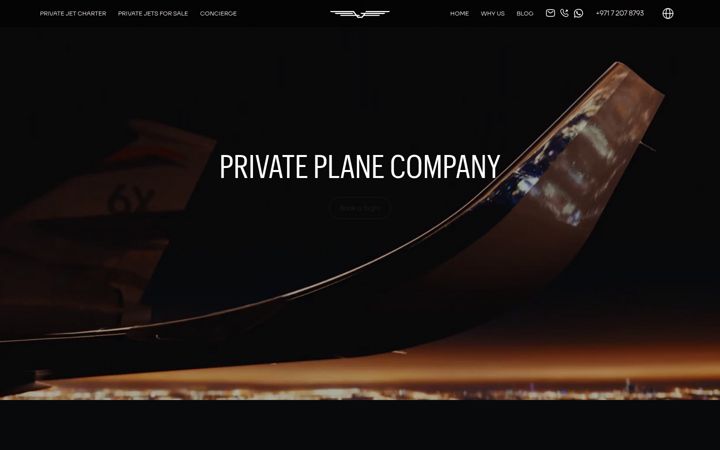 Screenshot of aeropartner.aero