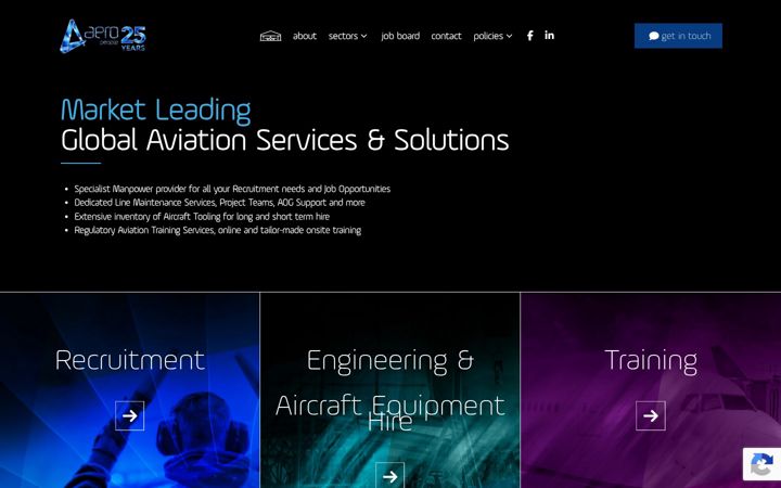 Captura de pantalla de aeropeople.com