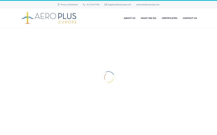Screenshot di aeropluseurope.com