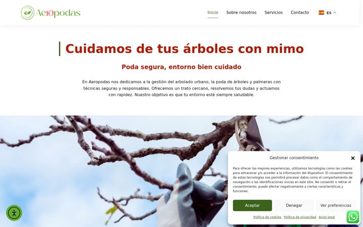 Screenshot di aeropodas.com