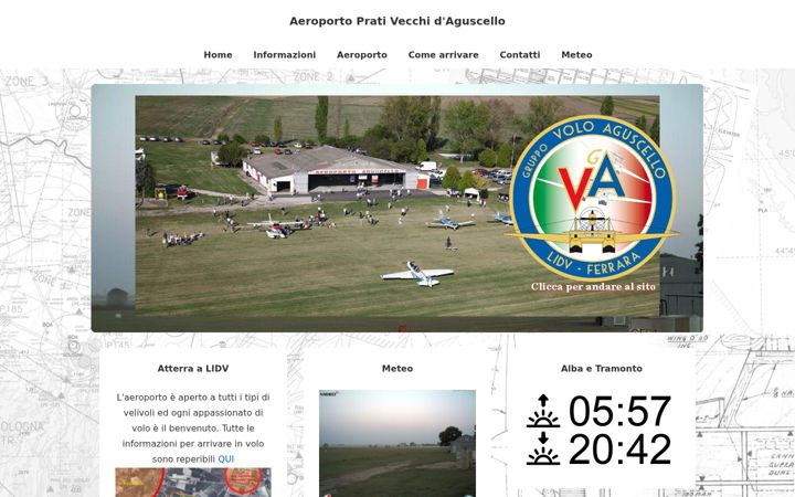 Screenshot of aeroportoaguscello.it