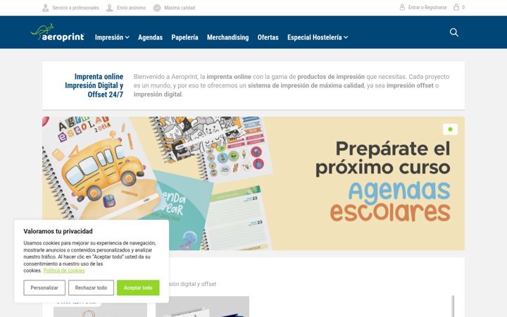 Képernyőkép: aeroprint.es